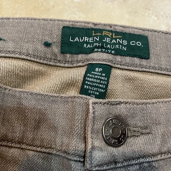 Lauren Ralph Lauren Grey Straight Leg Jeans - Picture 4 of 5